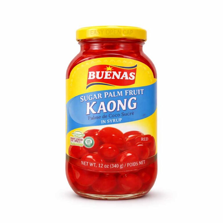 BUENAS Kaong v sirupu – Červený (340 g)