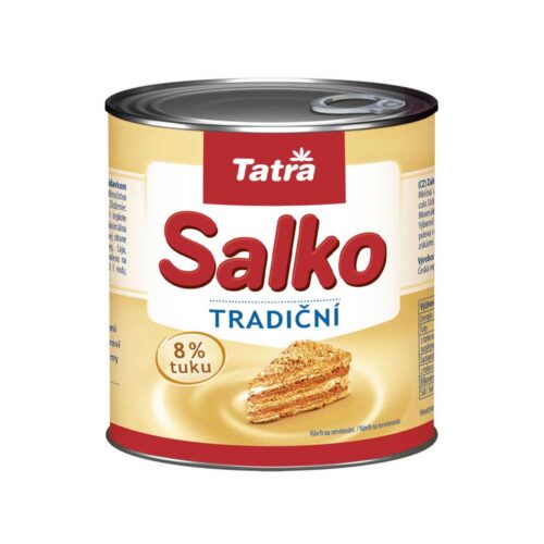 Tatra Salko mléko zahuštěné slazené 8 % chlaz. 6 x 1 kg