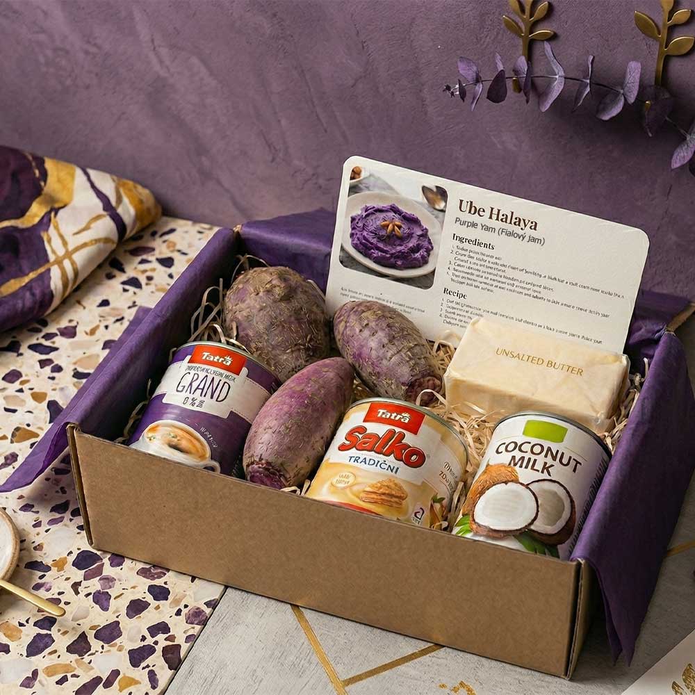 Fialové pokušení: DIY Purple Yam Box